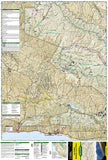 Los Padres National Forest, West, Map 813 by National Geographic Maps - Front of map