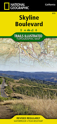 Buy map Skyline Boulevard Parks and Preserves, Map 815 by National Geographic Maps
