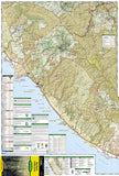 Big Basin and Santa Cruz, Map 816 by National Geographic Maps - Front of map