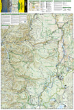 Bend and Three Sisters, OR, Map 818 by National Geographic Maps - Front of map