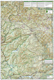 Goat Rocks and Norse Peak Wilderness Area, Map 823 by National Geographic Maps - Back of map