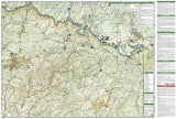Hellsgate, Salome and Sierra Ancha Wilderness by National Geographic Maps - Back of map