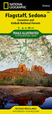 Buy map Flagstaff, Sedona, Coconino and Kaibab National Forests, Map 856 by National Geographic Maps