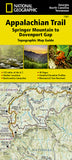 Buy map Appalachian Trail Topographic Map Guide, Springer Mountain to Davenport Gap by National Geographic Maps