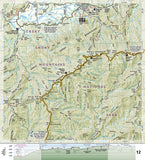Appalachian Trail Topographic Map Guide, Springer Mountain to Davenport Gap by National Geographic Maps - Back of map