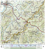 Appalachian Trail Topographic Map Guide, Calf Mountain to Raven Rock by National Geographic Maps - Back of map