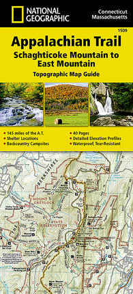 Buy map Appalachian Trail Topographic Map Guide, Schaghticoke Mountain to East Mountain by National Geographic Maps