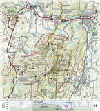 Appalachian Trail Topographic Map Guide, Schaghticoke Mountain to East Mountain by National Geographic Maps - Back of map