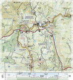 Appalachian Trail Topographic Map Guide, East Mountain to Hanover by National Geographic Maps - Back of map