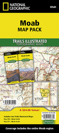 Buy map Moab, Map Pack Bundle by National Geographic Maps