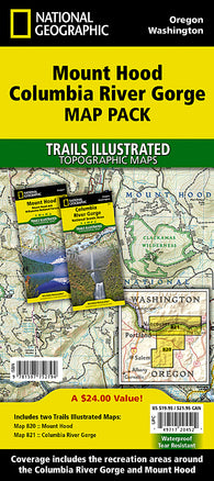 Buy map Mt. Hood, Map Pack Bundle by National Geographic Maps
