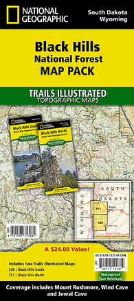 Buy map Black Hills National Forest, Map Pack Bundle by National Geographic Maps