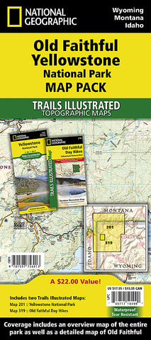 Buy map Old Faithful Day Hikes Map Pack Bundle by National Geographic Maps