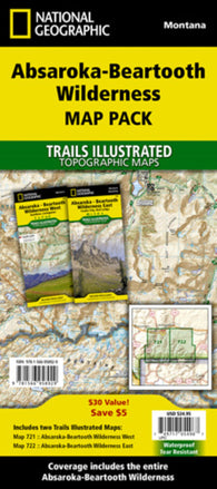 Buy map Absorka-Beartooth Wilderness [Map Pack Bundle]