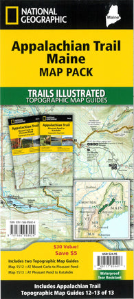 Buy map Appalachian Trail: Maine [Map Pack Bundle]