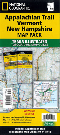 Buy map Appalachian Trail: Vermont, New Hampshire [Map Pack Bundle]