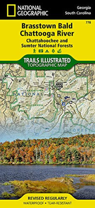 Buy map Chattahoochee and Sumter National Forests, GA/SC, Map 778