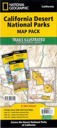 Buy map California Desert National Parks [Map Pack Bundle]