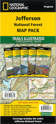 Buy map Jefferson National Forest [Map Pack Bundle]