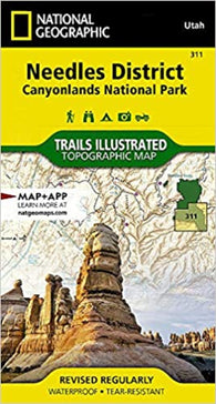 Buy map Canyonlands National Park, Needles District, Map 311