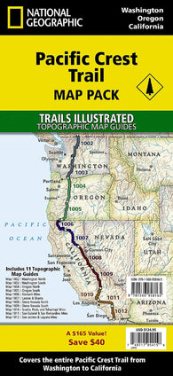 Buy map Pacific Crest Trail [Map Pack Bundle]