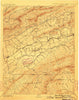 Abingdon Virginia Historical topographic map, 1:125000 scale, 30 X 30 Minute, Year 1909