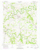 Adams Tennessee Historical topographic map, 1:24000 scale, 7.5 X 7.5 Minute, Year 1957