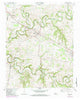 Adams Tennessee Historical topographic map, 1:24000 scale, 7.5 X 7.5 Minute, Year 1957