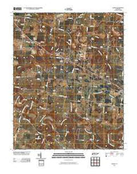 Adams Tennessee Historical topographic map, 1:24000 scale, 7.5 X 7.5 Minute, Year 2010