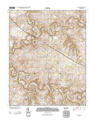 Adams Tennessee Historical topographic map, 1:24000 scale, 7.5 X 7.5 Minute, Year 2013