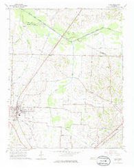 Alamo Tennessee Historical topographic map, 1:24000 scale, 7.5 X 7.5 Minute, Year 1964