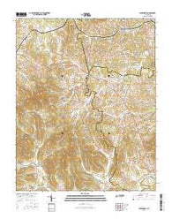 Alexandria Tennessee Current topographic map, 1:24000 scale, 7.5 X 7.5 Minute, Year 2016