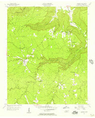 Altamont Tennessee Historical topographic map, 1:24000 scale, 7.5 X 7.5 Minute, Year 1956