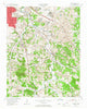 Antioch Tennessee Historical topographic map, 1:24000 scale, 7.5 X 7.5 Minute, Year 1952