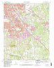 Antioch Tennessee Historical topographic map, 1:24000 scale, 7.5 X 7.5 Minute, Year 1968