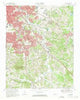 Antioch Tennessee Historical topographic map, 1:24000 scale, 7.5 X 7.5 Minute, Year 1968