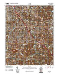 Antioch Tennessee Historical topographic map, 1:24000 scale, 7.5 X 7.5 Minute, Year 2010