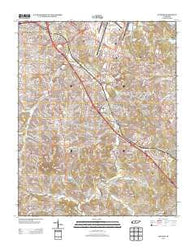 Antioch Tennessee Historical topographic map, 1:24000 scale, 7.5 X 7.5 Minute, Year 2013