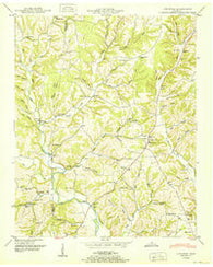 Appleton Tennessee Historical topographic map, 1:24000 scale, 7.5 X 7.5 Minute, Year 1950