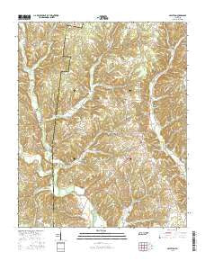Appleton Tennessee Current topographic map, 1:24000 scale, 7.5 X 7.5 Minute, Year 2016