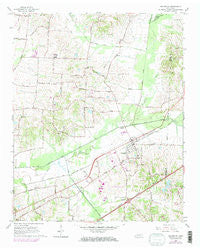 Arlington Tennessee Historical topographic map, 1:24000 scale, 7.5 X 7.5 Minute, Year 1965