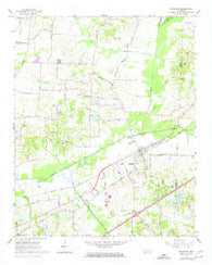 Arlington Tennessee Historical topographic map, 1:24000 scale, 7.5 X 7.5 Minute, Year 1965