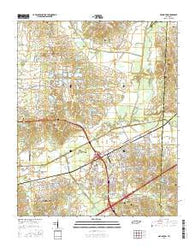 Arlington Tennessee Current topographic map, 1:24000 scale, 7.5 X 7.5 Minute, Year 2016