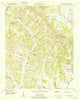 Aspen Hill Tennessee Historical topographic map, 1:24000 scale, 7.5 X 7.5 Minute, Year 1950
