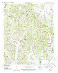 Aspen Hill Tennessee Historical topographic map, 1:24000 scale, 7.5 X 7.5 Minute, Year 1950