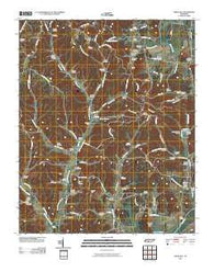 Aspen Hill Tennessee Historical topographic map, 1:24000 scale, 7.5 X 7.5 Minute, Year 2010
