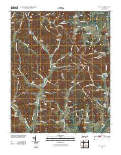 Aspen Hill Tennessee Historical topographic map, 1:24000 scale, 7.5 X 7.5 Minute, Year 2010