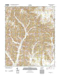Aspen Hill Tennessee Historical topographic map, 1:24000 scale, 7.5 X 7.5 Minute, Year 2013
