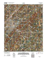 Athens Tennessee Historical topographic map, 1:24000 scale, 7.5 X 7.5 Minute, Year 2010