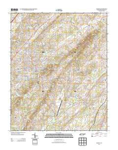Athens Tennessee Historical topographic map, 1:24000 scale, 7.5 X 7.5 Minute, Year 2013